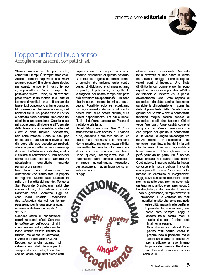 Editoriale Giugno/Luglio 2015